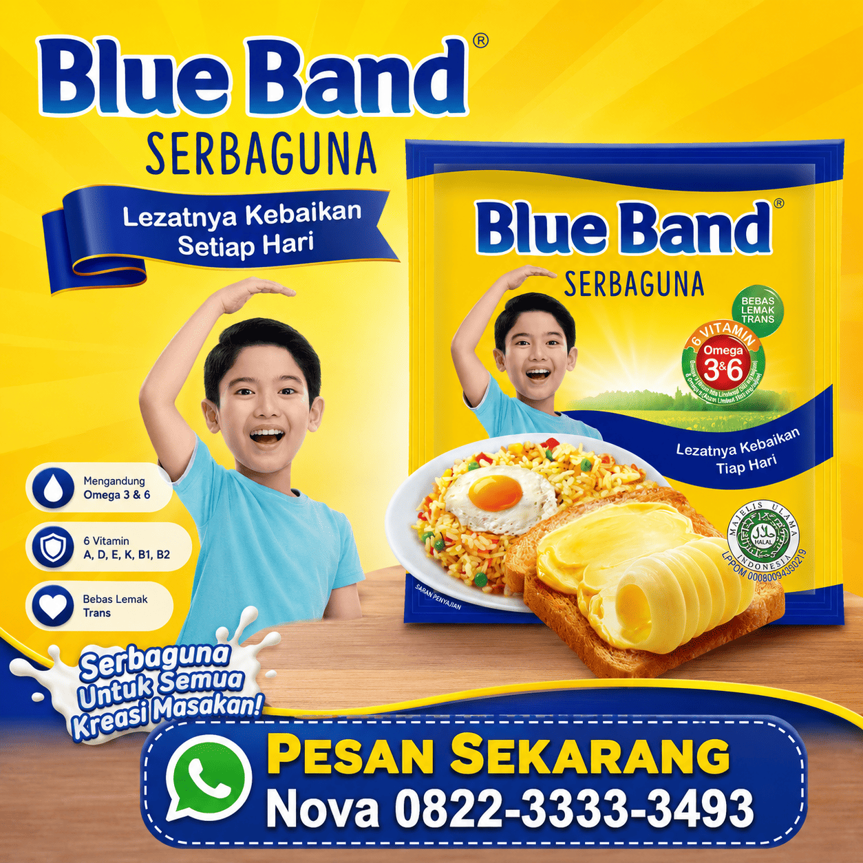 BLUEBAND SS 200GR(DOS=60)(MAR27)
